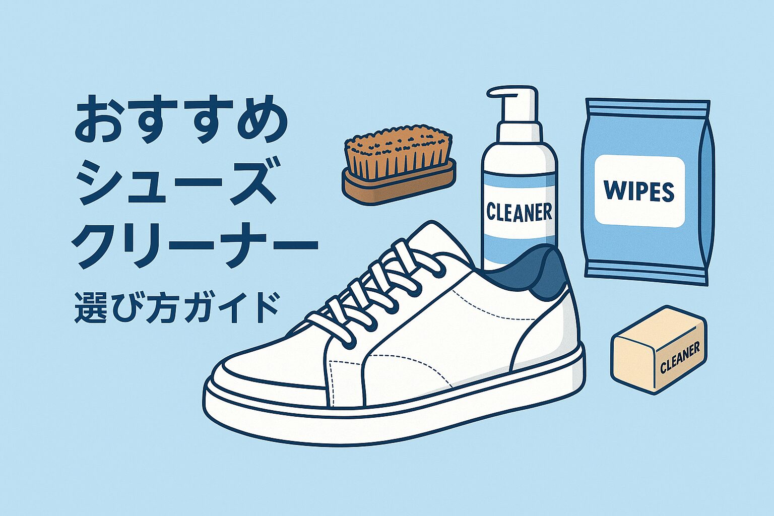 シューズクリーナーの使い方と選び方：スニーカーを清潔に保つ秘訣とは？