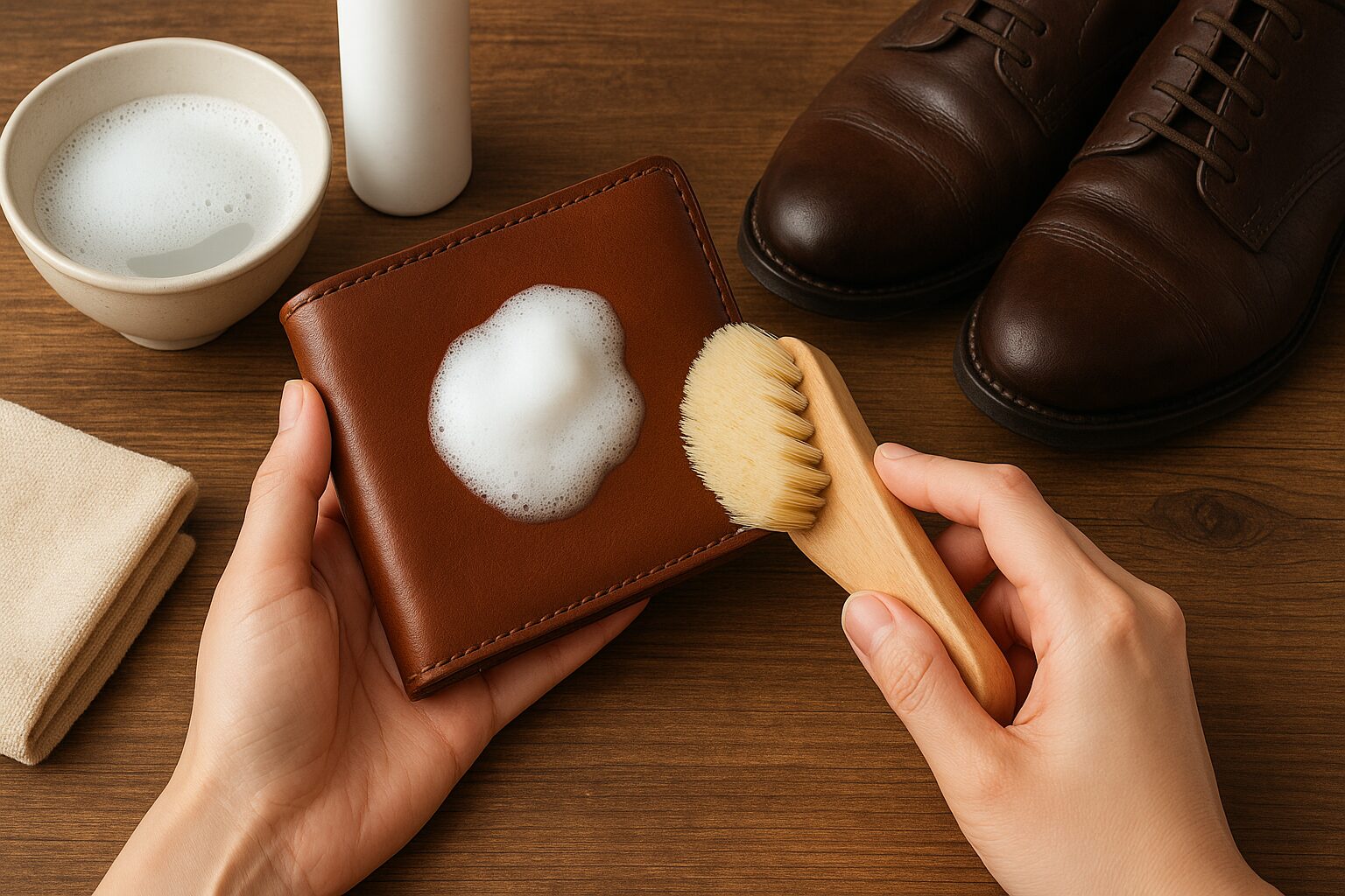 革製品の洗浄必見！中性洗剤で簡単お手入れ法・注意点｜新品の輝き
