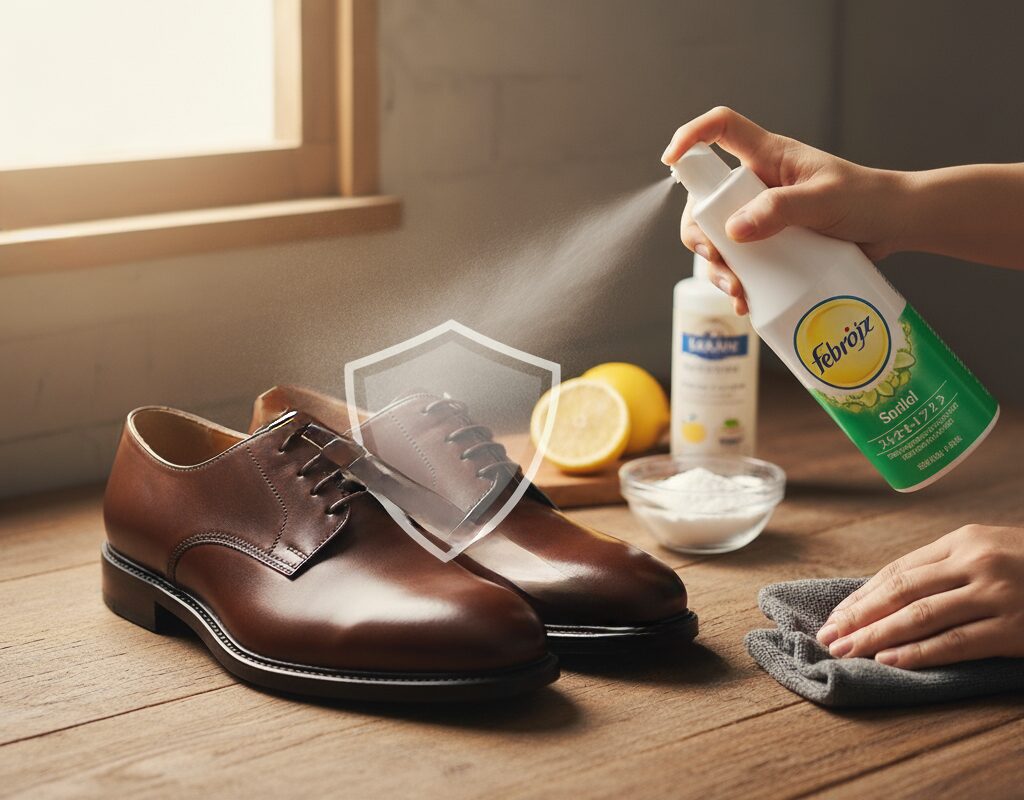 革靴愛用者必見！ファブリーズの正しい使い方と注意点|シミ防止のコツや代替品
