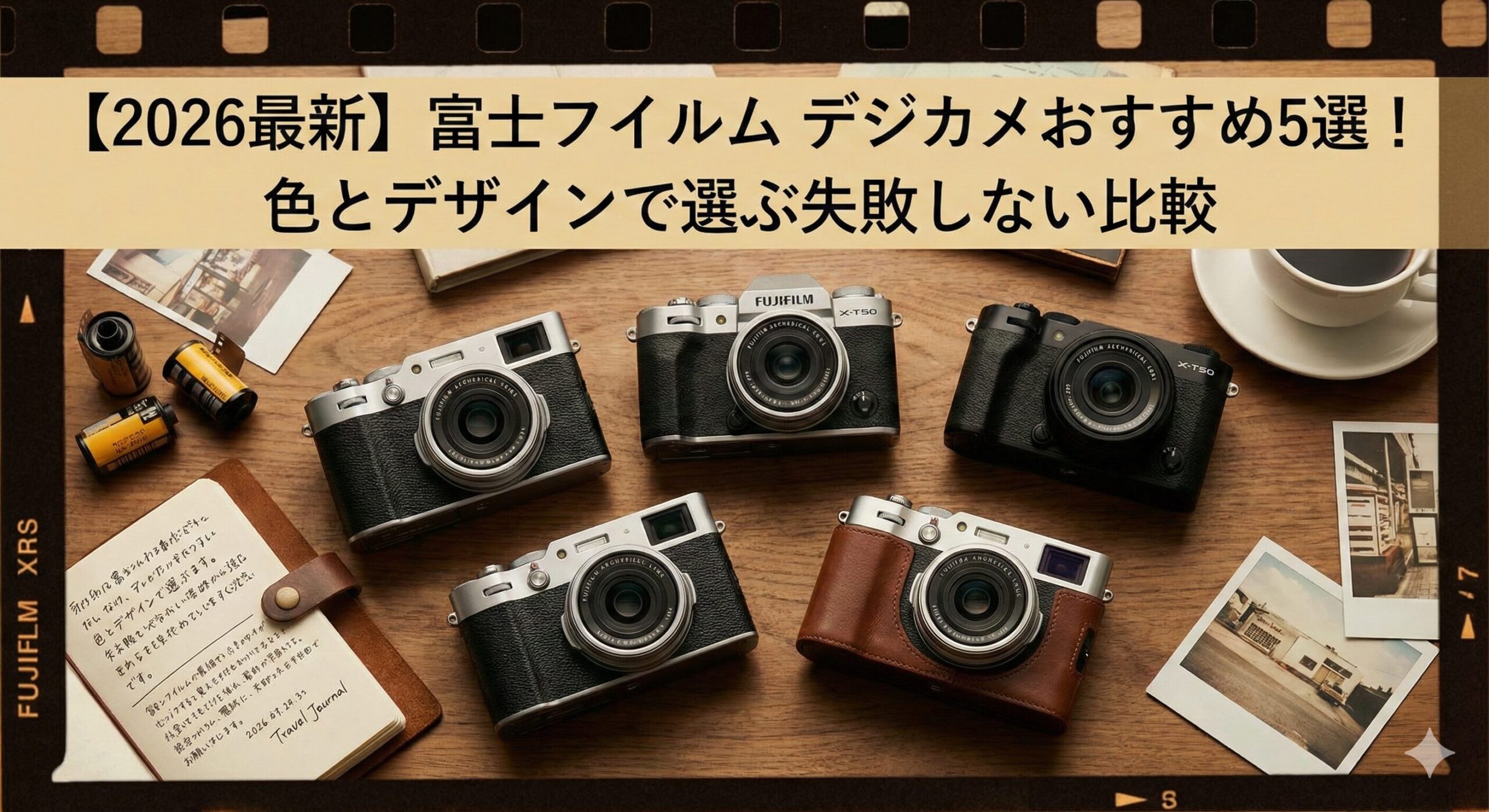【2026最新】富士フイルムのデジカメおすすめ5選！色とデザインで選ぶ失敗しない比較